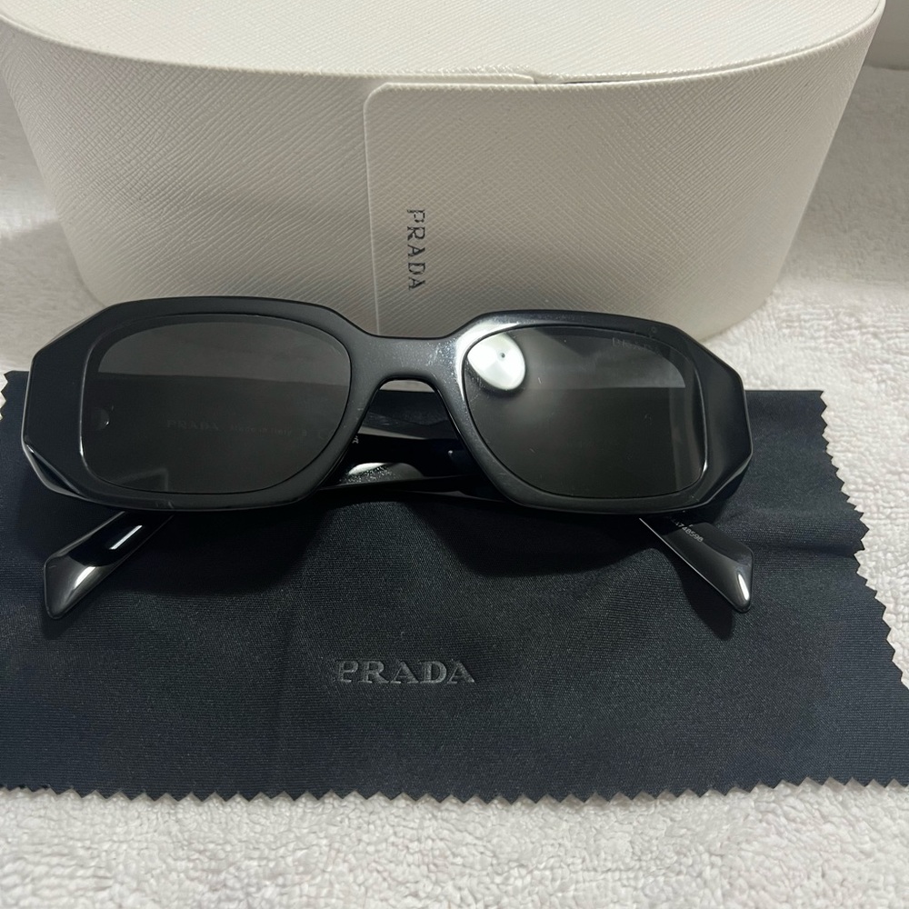 Prada Black Sunglasses Sleek Design Timeless Style